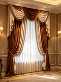 Waterfall Swag Curtains Traditional European Style