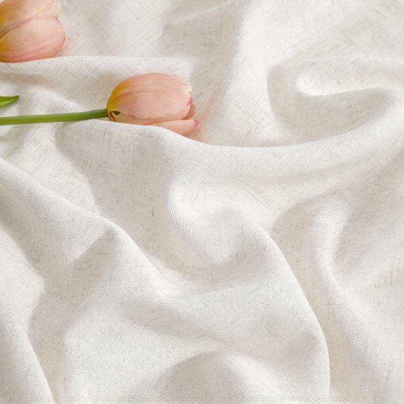 Linen Textured Sheer Curtains