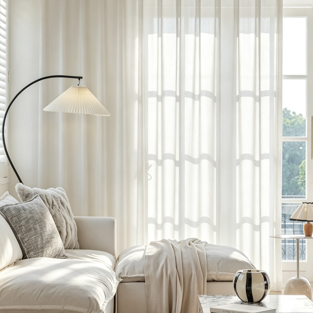 Light-Filtering Privacy Sheer Curtains