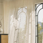Hollow Mirror Sheer Curtain